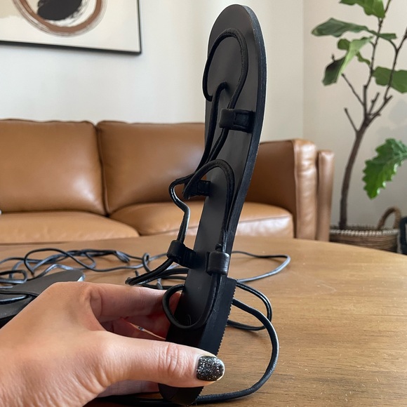 Women’s Ankle Wrap Sandal - Picture 2 of 2